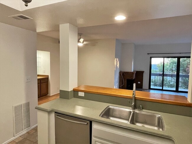 Kitchen, living room,balcony