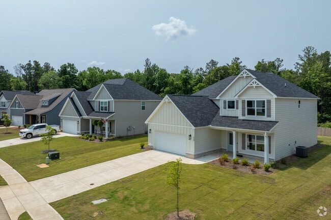Newer homes towards the back of the subdivision are in high demand in Stephens Woods.