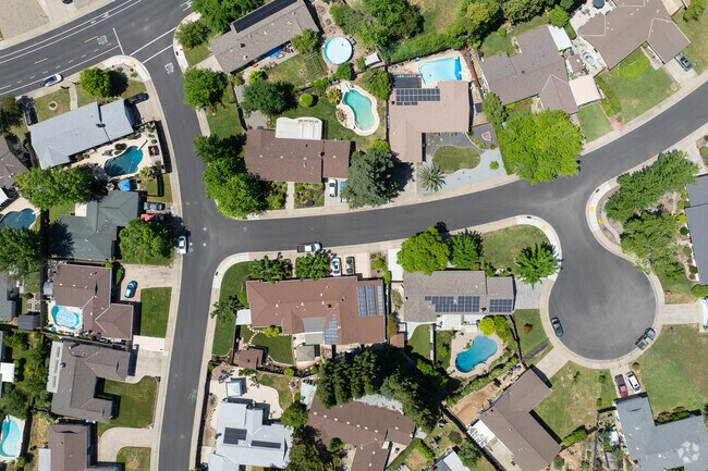 You'll find curvy streets and cul de sacs while exploring Cordova Lane.