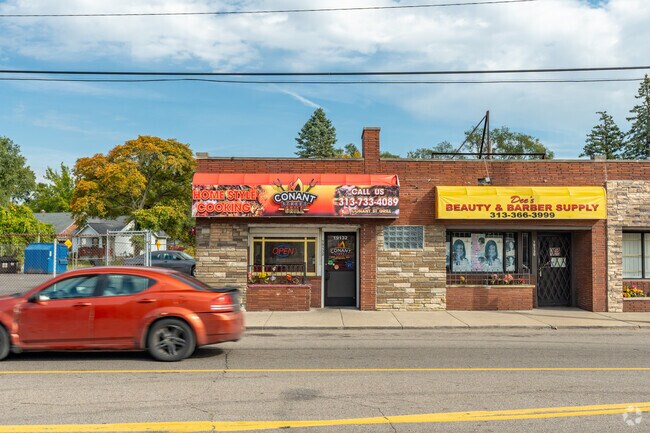 Conant Gardens residents have a few options for daily needs along Conant St.