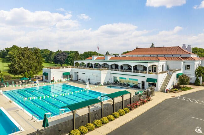 Maple Bluff Country Club members can enjoy their Olympic-sized swimming pool.