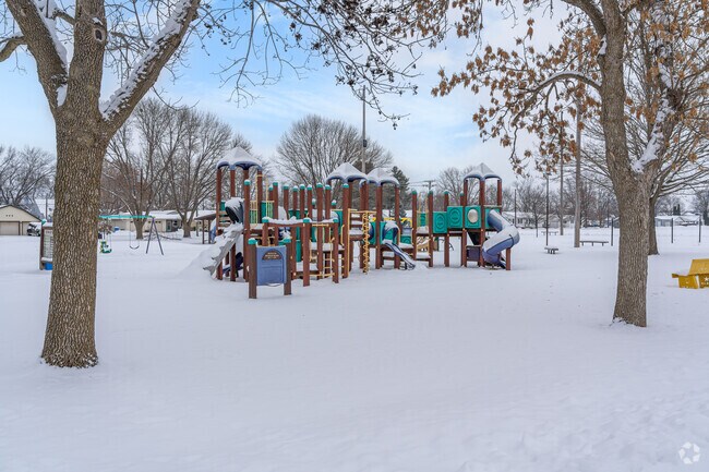 Brodhead families enjoy the playground at Jaycee Park in the warmer months.
