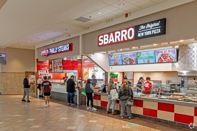 Local Westwood residents grabbing a bite to eat while shopping at Ashland Town Center.