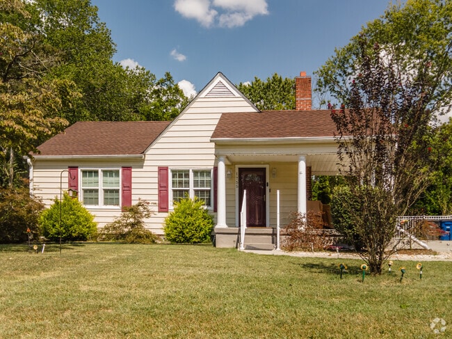 Some Forest Park homes have covered front porches.