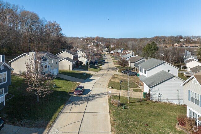 Barnhart subdivisions can have wide streets and newer homes.