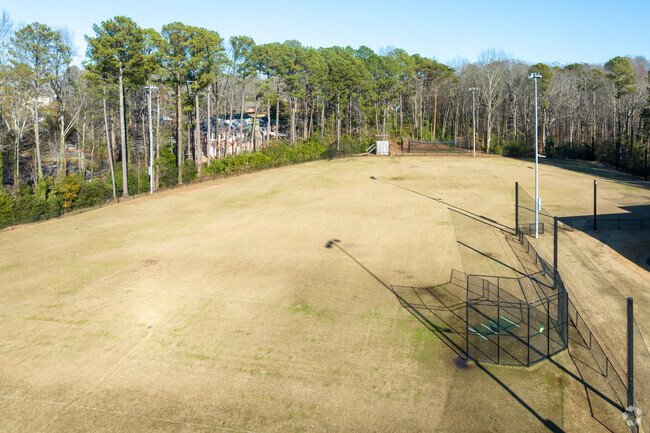 Cherokee Bend Elementary has lots of green space to play.