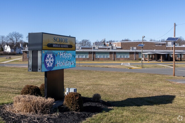 The student-teacher ratio in Schor Middle School is 12 to 1.