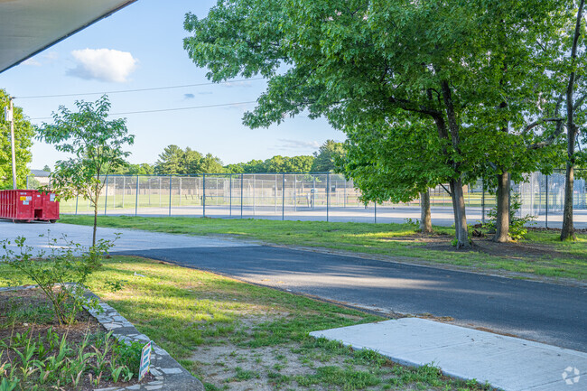 Local residents admire the varied sports and arts offerings at Holliman Elementary.