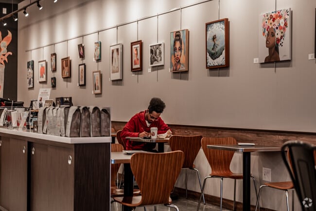 Stop in at Sweetwater Coffee and Tea which opens till late for a study break or tea.