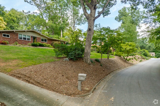 Forest Hills has beautiful rolling hills throughout the neighborhoods with homes perched atop.