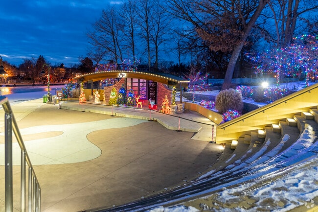 Brighton has an amphitheater in downtown.