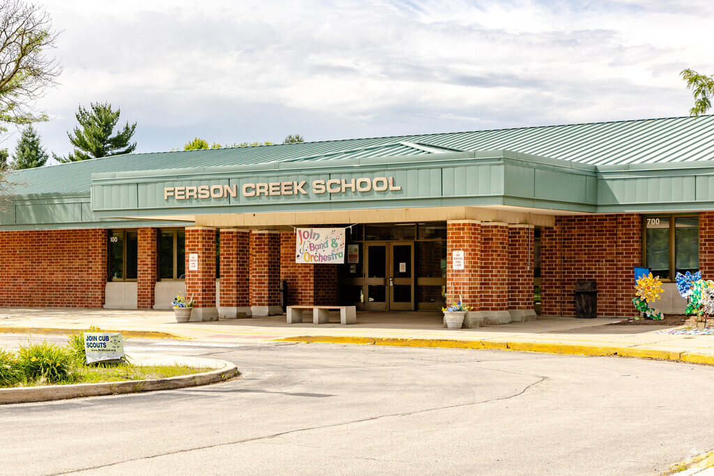 Ferson Creek Elementary and Thompson Middle School both hold A grades on Niche.