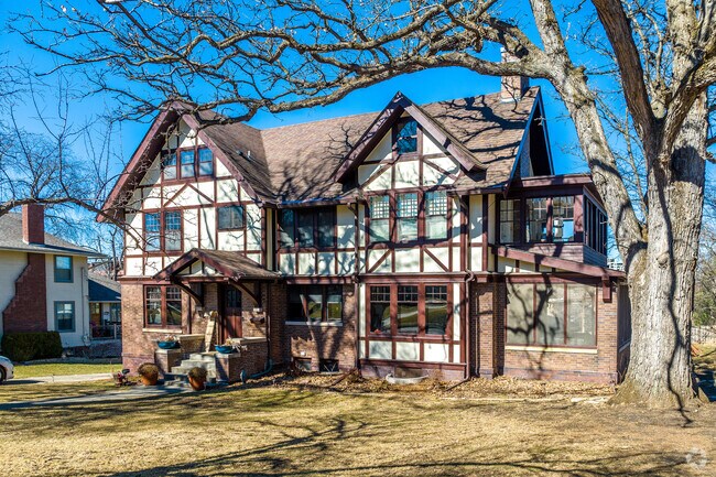 Tudor home in Haines Park give the area and older and more homely feeling.