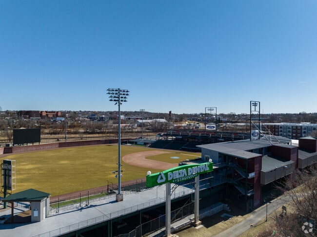 The Delta Dental Stadium in Manchester hosts a local baseball team.