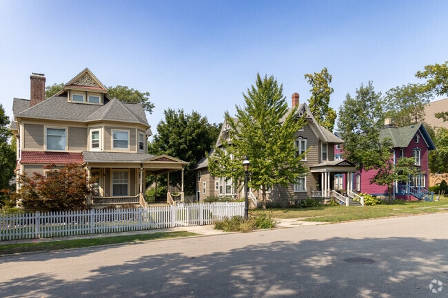 Composed of Victorian and Queen Anne style homes, prices range from 75 to 300 hundred thousand.