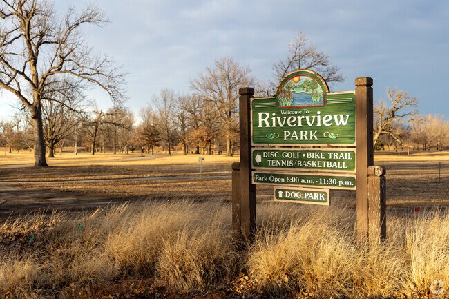 Marshalltown's Riverview Park sits along the Iowa River which borders the city to the north.