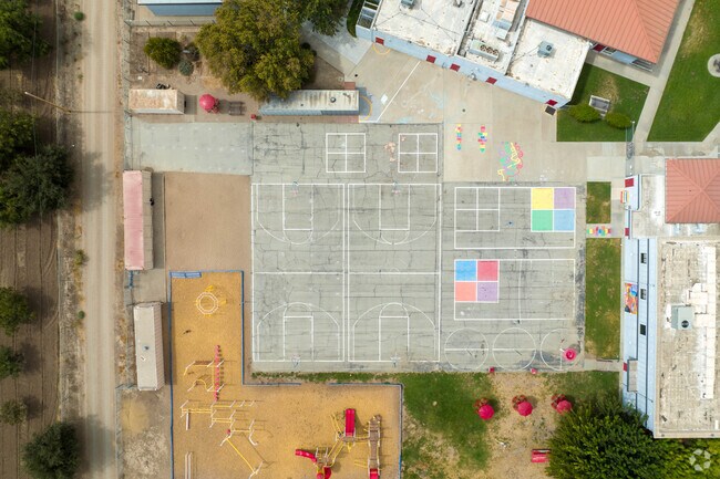 Southside School has many outdoor amenities for students in Ridgemark to appreciate.