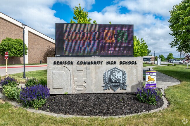Denison Community High School serves around 800 students in grades 9-12.