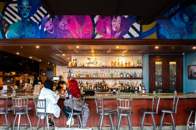 Busboys and Poets has a great selection of food and a fun atmosphere for Anacostia residents.