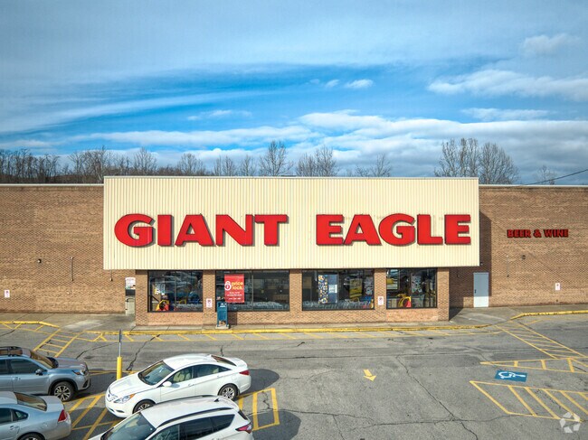 Grocery needs can be fulfilled at Giant Eagle in Bentleyville.