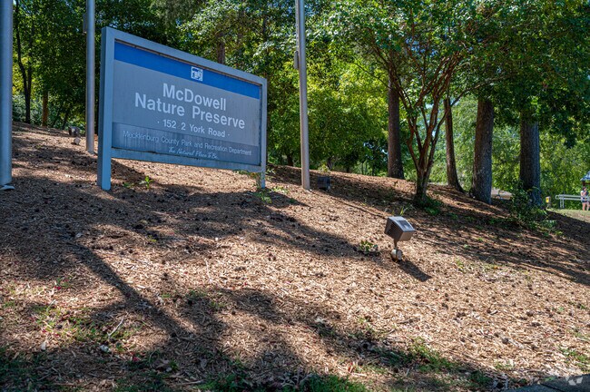 The McDowell Nature Preserve offers open natural green space nearby.