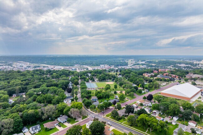 An aerial view of the Alexander Park neighborhood.