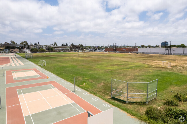 Daniel Webster Middle School also has a large green space for all kinds of activities.