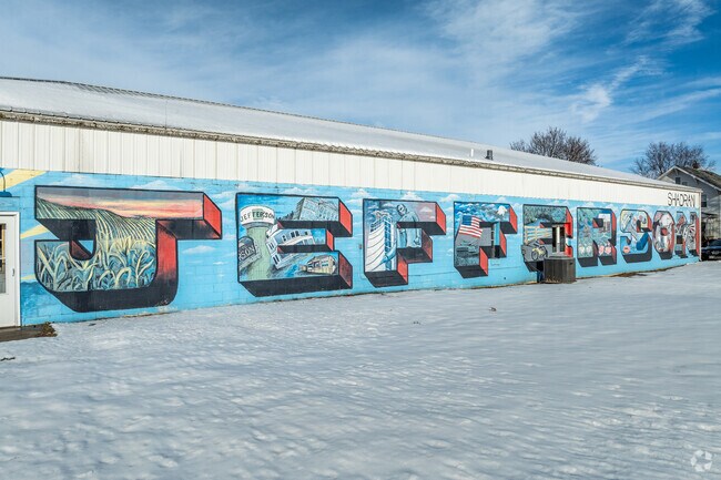 The public artwork and murals in Jefferson can be found all over town.