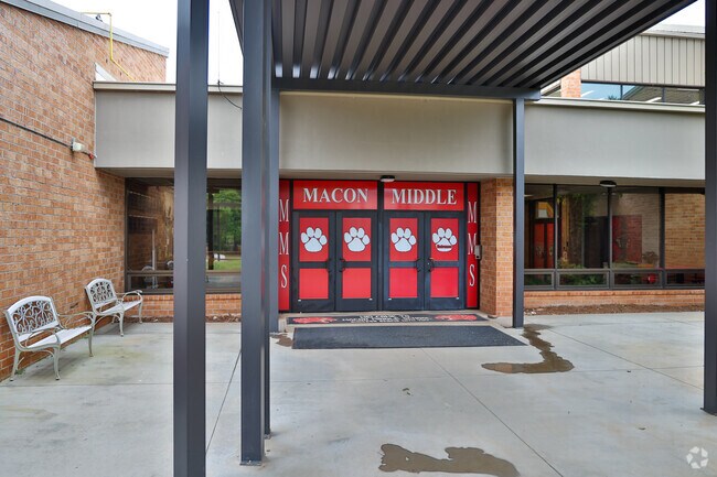 Macon Middle school serves multiple areas and is located in Franklin.