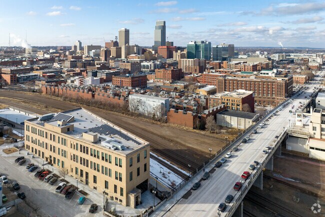 South 10th Street looking to downtown Omaha