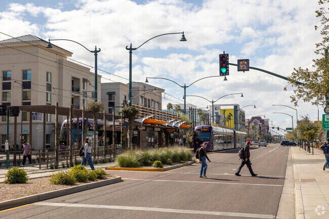 Temple is a very walkable neighborhood for those without a car.