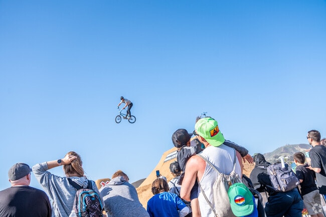 Families love going to the X-Games at the Ventura County Fairgrounds nearby.