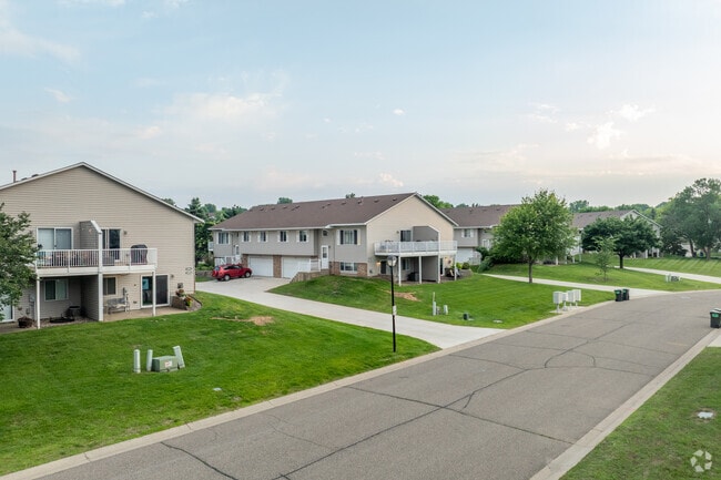 Old Town townhomes are set on large properties perfect for peaceful living.