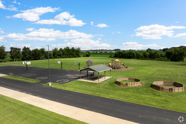 Meadowbrook Intermediate School has lots of green space for students to enjoy.