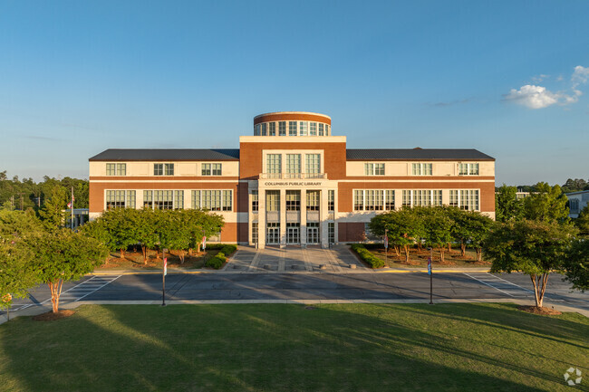 The Columbus Library in Garrard Woods is one of the largest in the city.