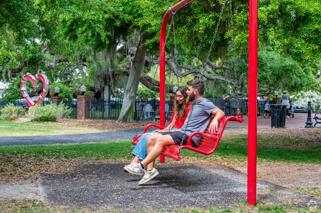Baranoff Park in nearby Safety Harbor is a shady escape for Historic Bayview locals.