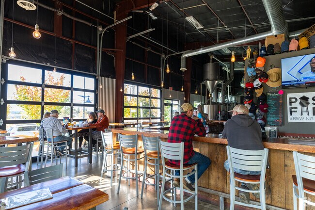 Post Falls Brewing Company is a local favorite in the South Shore neighborhood.