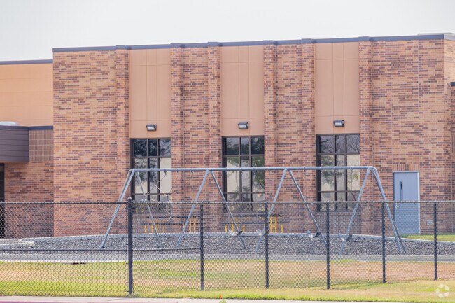 Bushland Junior High School offers playground for students.