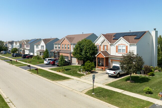 Residents of Round Lake Heights appreciate the peacefulness of wooded properties and calm roads.