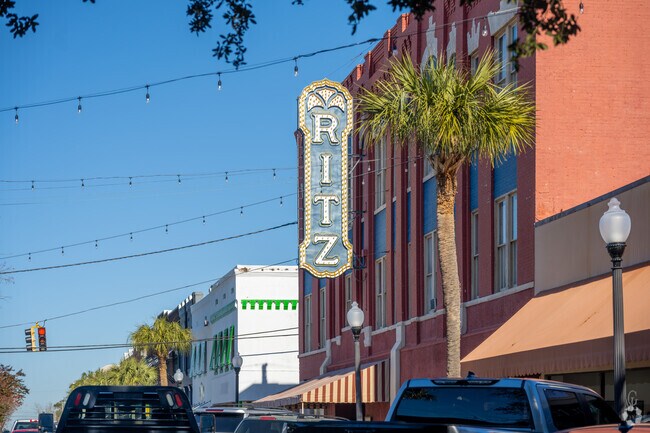 Immerse yourself in Brunswick’s history at the beloved downtown Ritz Theatre