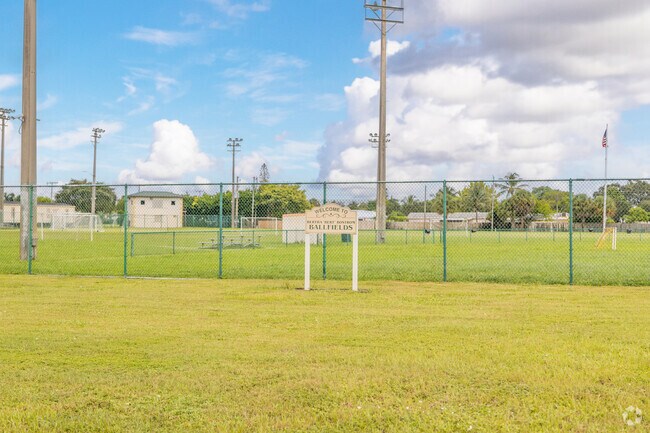 Residents of Lake Park, Florida could enjoy Bertha "Bert" Bostrom Ballfields for sports.