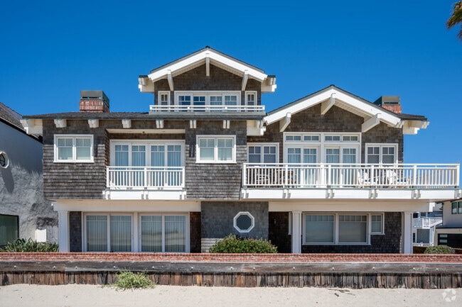 Here is an example of classic Cape Cod architecture facing the Pacific Ocean.