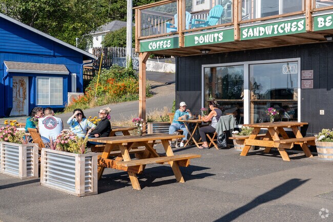 Enjoy a glass of wine while you watch the sun set at The Sticks Restaurant.