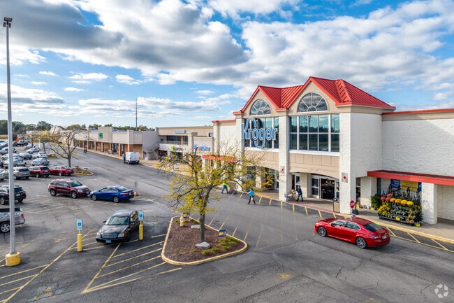 A variety of stores including the local Kroger.
