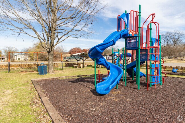 Let the kids run around and expel all their energy at the playground at Charlie McCown Park.