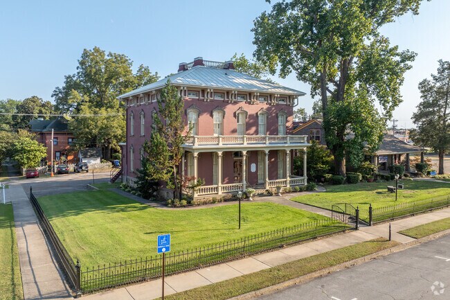 Classic four square homes are scattered throughout Downtown Fort Smith.