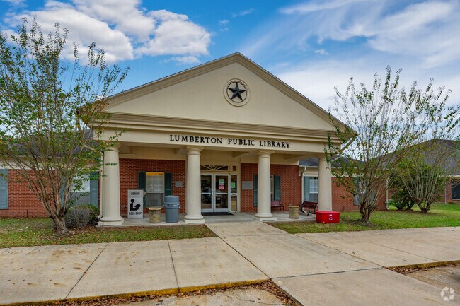 The Lumberton Library is located next to city hall.