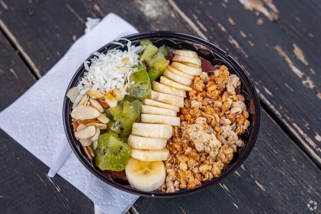 Açaí bowls at Everything NOLA Cafe in Sylvan Hills, is a popular and delicious menu item.