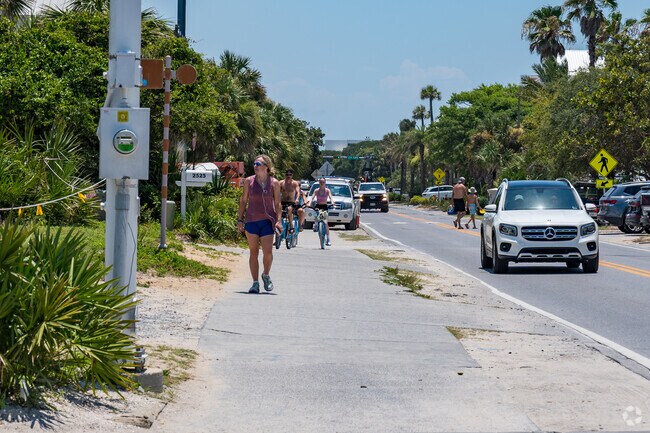 The Timpoochee Trail cuts right through Seaside offering great biking and walking.