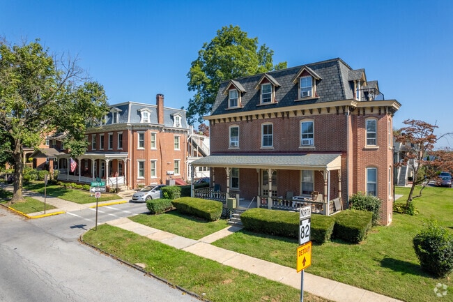 The Historic District of Kennett Square is home to many houses built in the town's early years.